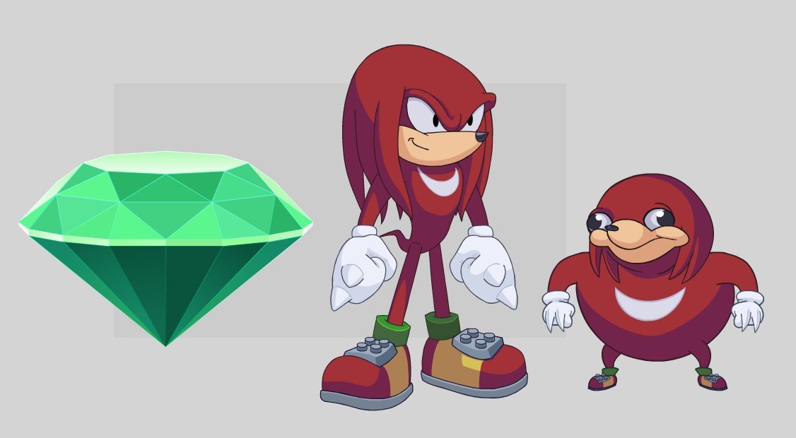 Knuckles Vs. Ugandan Knuckles?! 