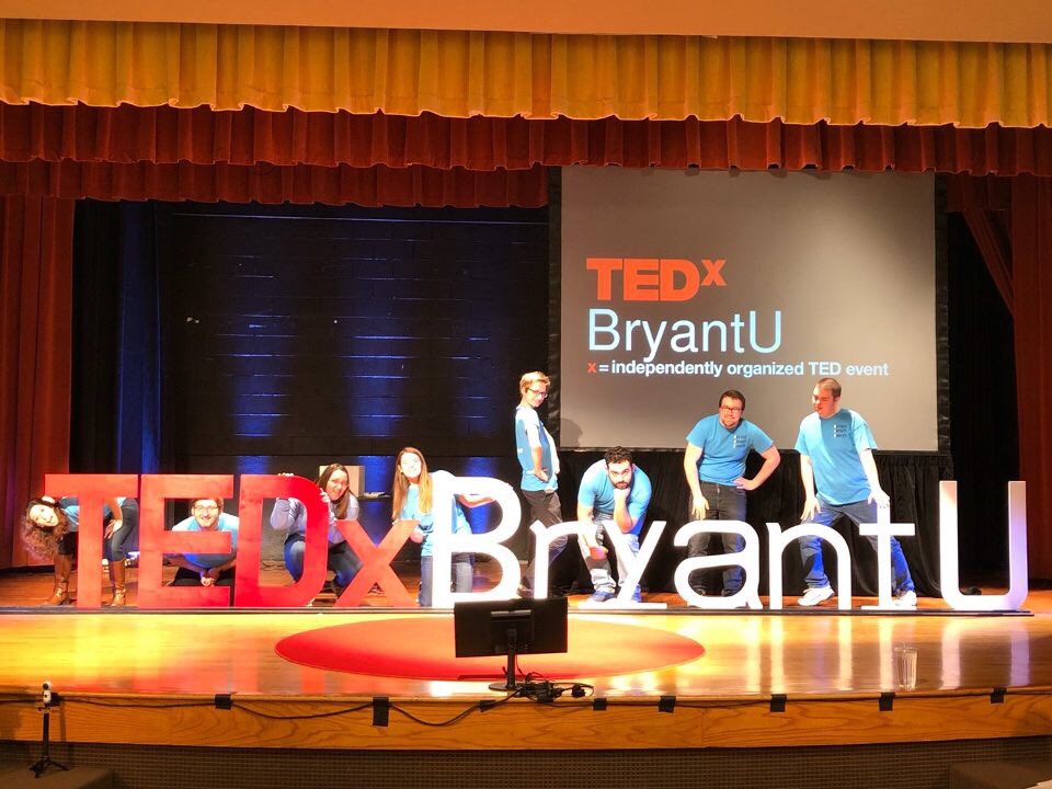 So excited to perform at <a href="/TEDxBryantU/">TEDxBryantU</a> with the improv troupe I founded 3 years ago! #TEDxBryantU #BryantImprovTroupe