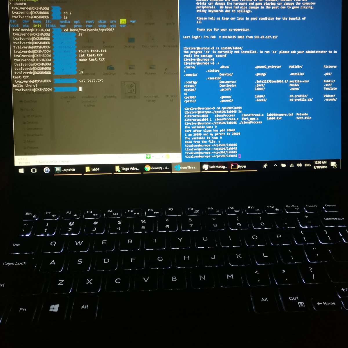 tiago_valverde's tweet image. Just configured up my Ubuntu subsystem on windows with  #Hyperterminal and #zsh terminal configured. 💥