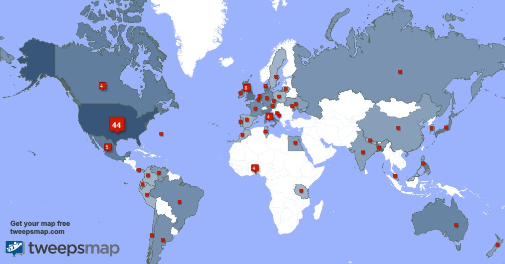 _Spring_trap's tweet image. My followers live in 47 countries: USA(43%), UK.(8%)... tweepsmap.com/!_Spring_trap Get your free map!