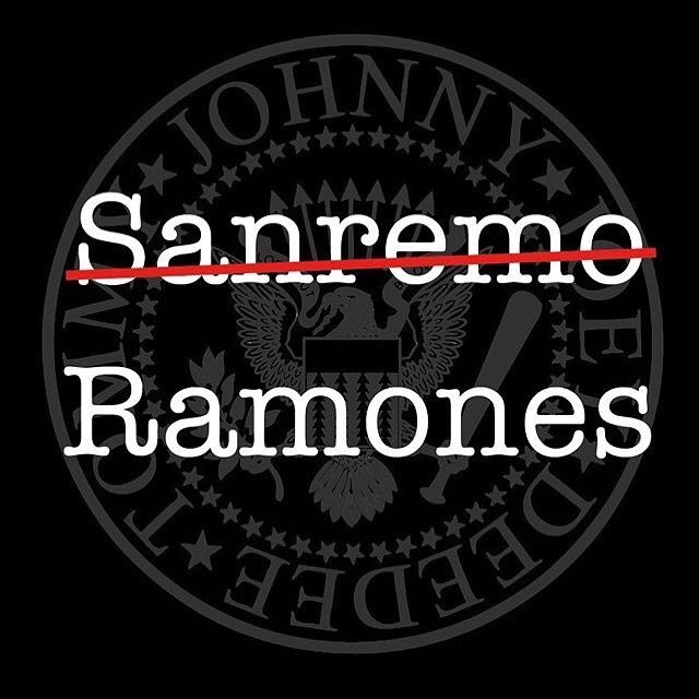 gpdc's tweet image. #sanremo #ramones