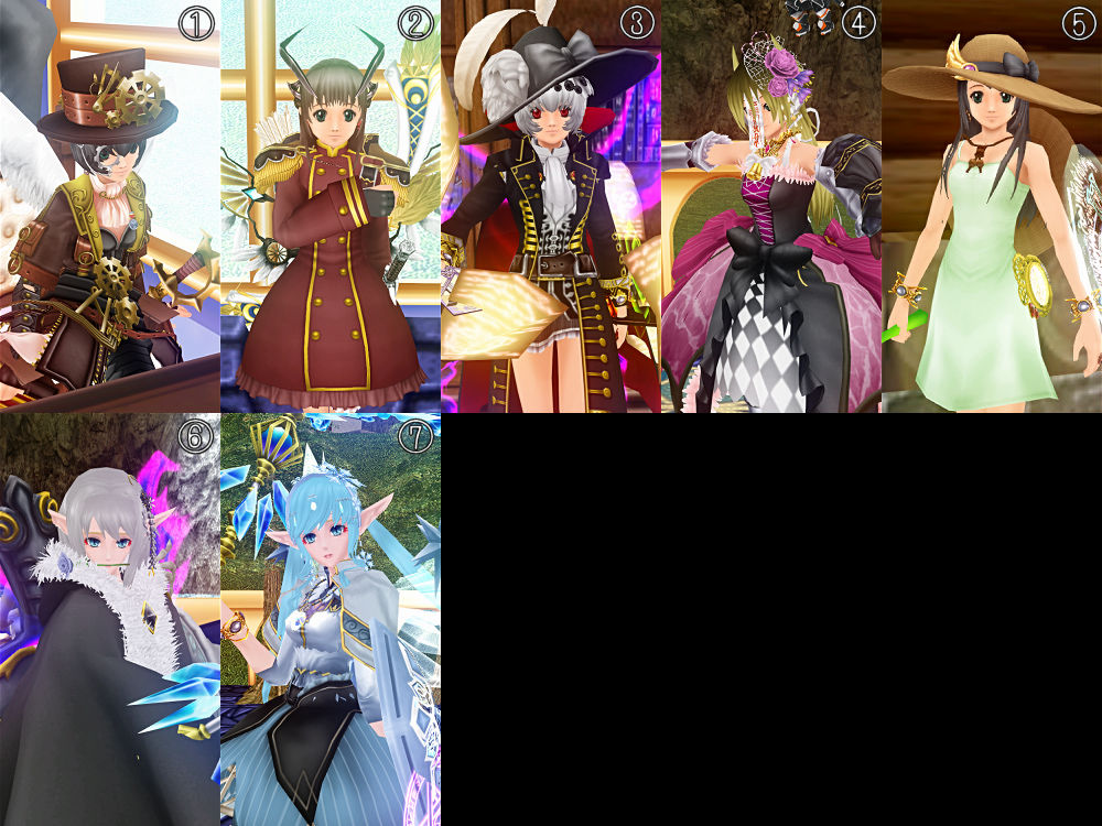 Moeの鯖とキャラ名晒す