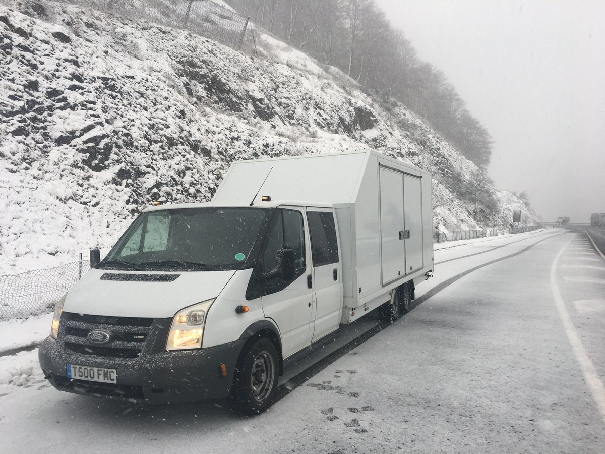 eliteracinglog's tweet image. A bit snowy today in Spain, now in France