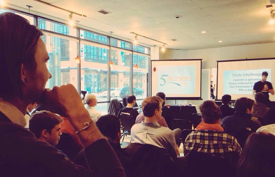 Like watching Shark Tank and eating mini-burgers from Malone’s with 100 of your favorite friends? Of course you do! Join us on Feb. 28 for the first 5 Across of the year and watch five local startups compete for their chance to win $500. Register today! buff.ly/2EhlMbl