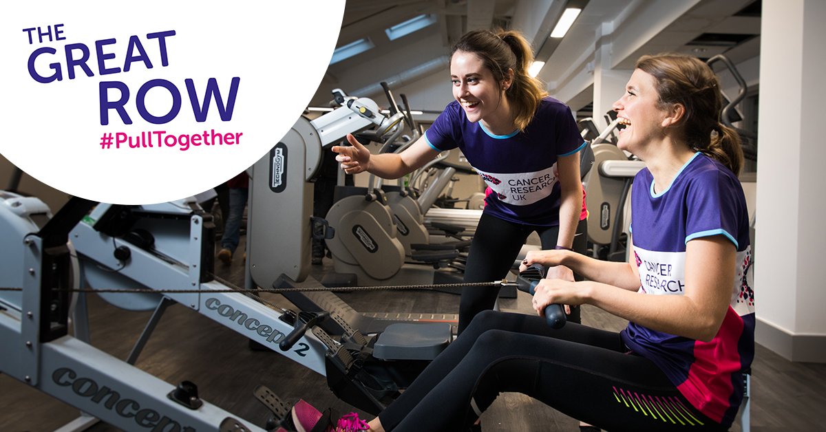 CR_UK's tweet image. Join the nation’s biggest indoor rowing challenge, The Great Row, by pledging to row a marathon in March! 🚣 Sign up right now and help beat cancer sooner: po.st/eSJQB6 #PullTogether