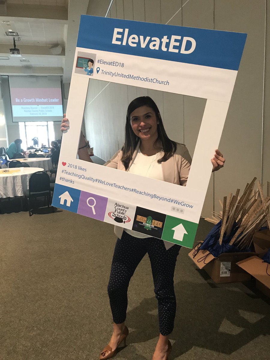 ACPSPDGal's tweet photo. Florida TOY in the house!! #ElevatED18 https://t.co/Vleuro95DZ