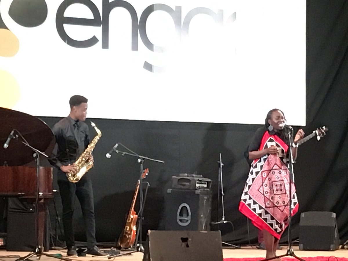 MugureGithuku's tweet photo. Believe it or not, Malaria can be used to describe #Engage17’s theme: love. That hot feeling you get all over when face-to-face with that special someone? “That’s Malaria!” sings #Atieno during today’s @EngageKE Kweli #Twaweza chochote when in love! https://t.co/J2Sln1xDvy