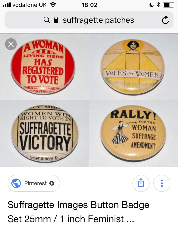 puffin34's tweet photo. @KeelaShackell @ellie_binks @SuffrageFlag And pin on some of these https://t.co/ibcubKI2t6