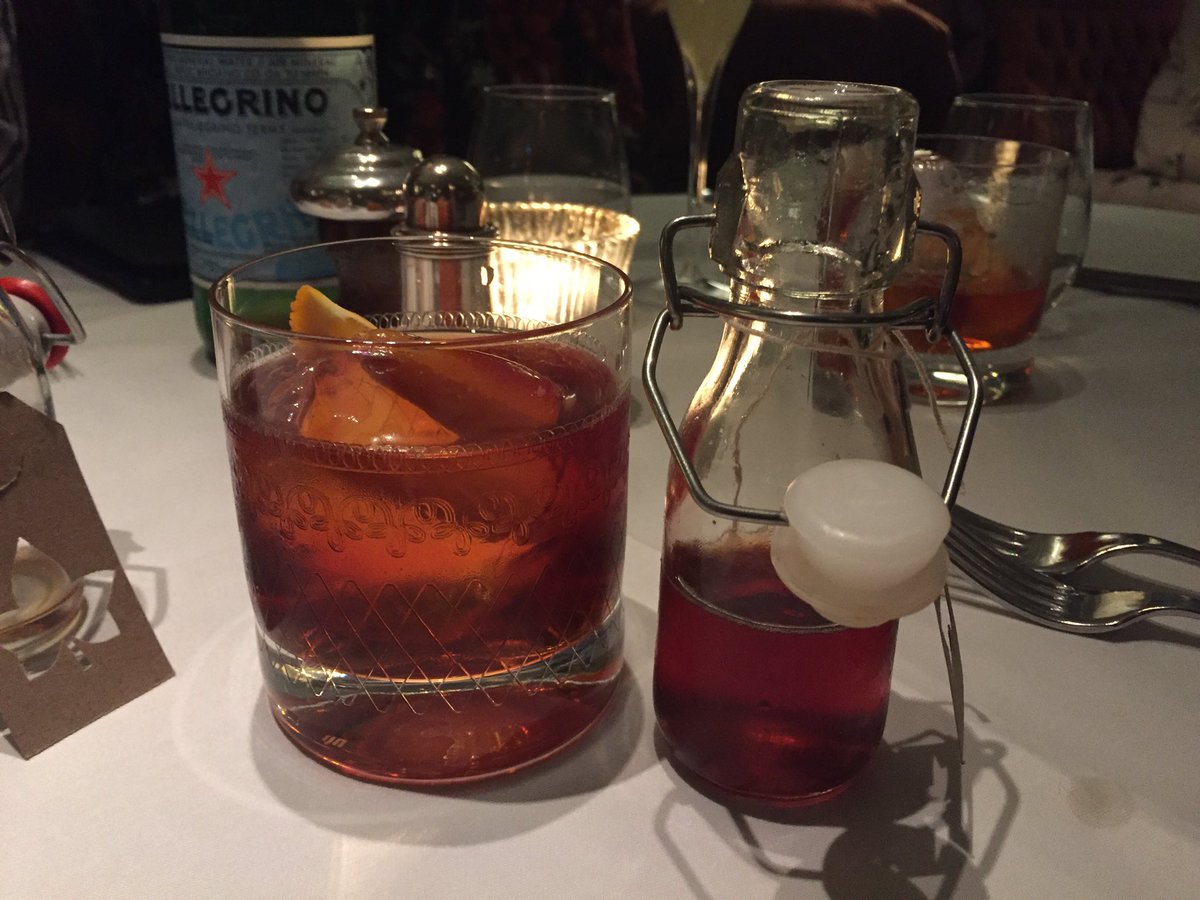 foxypurchasing's tweet photo. Now that’s how you serve a Negroni - Ivy Soho Brasserie!! https://t.co/Gg4ulRBOOs