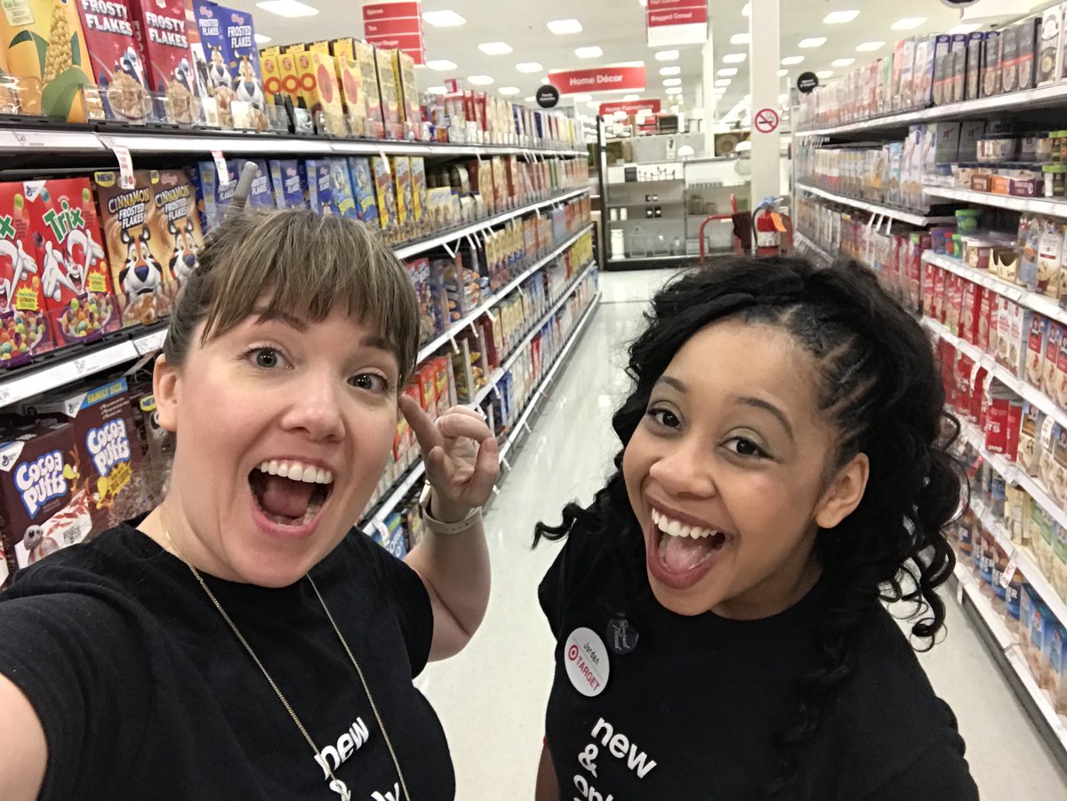When you zone up the cereal aisle preparing for the upcoming storm and all our Saturday guests!  #TARGET #teamtarget
