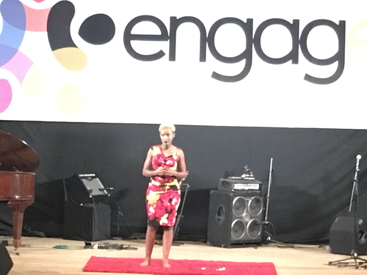 MugureGithuku's tweet photo. Today’s @EngageKE’s Valentine edition is deeply infused with heartwarming love stories. Joy Marina speaking at #Engage17 presents us with a deeply moving #love story as played out by her parents Johnson and Virginia. Thanks for showing us that #Twaweza with love! https://t.co/pN0MjVc2Tr