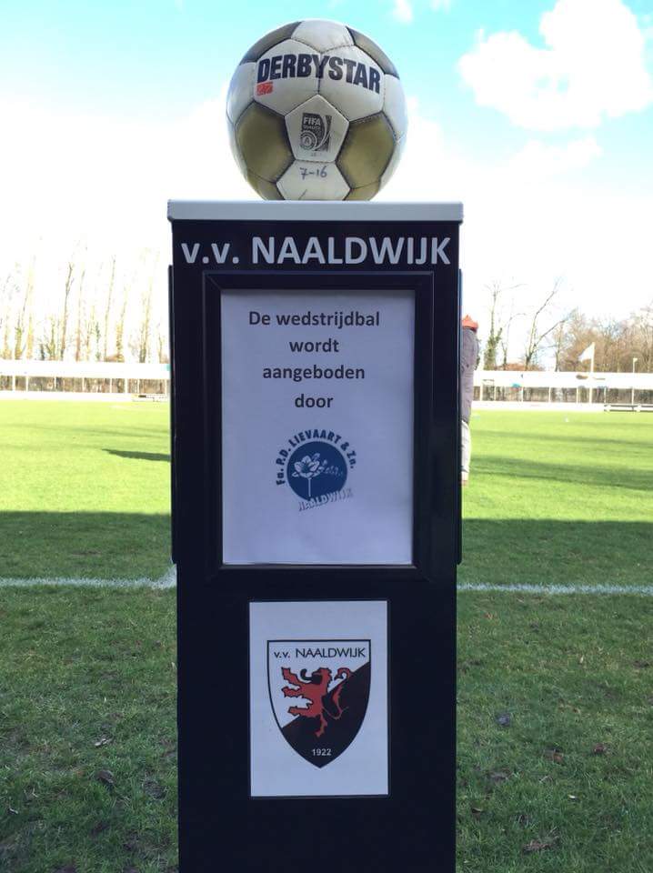 Vanmiddag balsponsor van de wedstrijd tussen VV Naaldwijk-SV Monster
Eindstand 2-1
Gefeliciteerd Naluk!