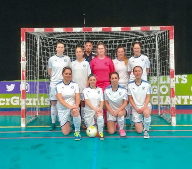 elliewhitt's tweet photo. I love this @TRFCFutsal team! Special shout out @katyclay1410 for forming today’s official fan club and seeing the last 18 ish months of physio work in action! #squadgoals #dreamteam #topoftheleague #4from4 https://t.co/FbBUPbM4FM