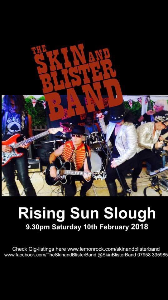 SkinBlisterBand's tweet image. Playing @RisingSunSlough TONIGHT! See you there #rocknroll #rollingstones #ccr #johnnycash #joanjett #country #blues #slough #livemusic @LiveMusicNowUK