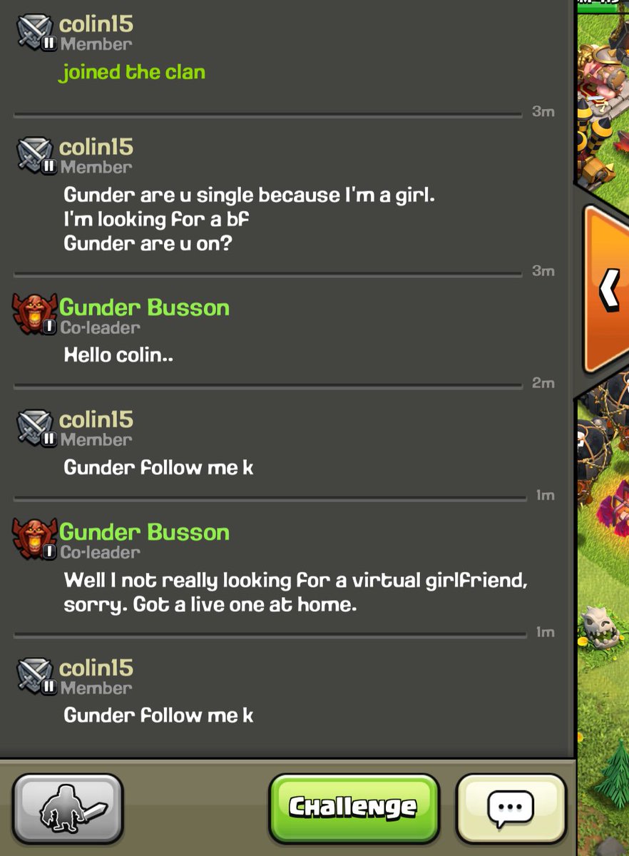 ClanLegacyWorld's tweet photo. Wtf. So this is just an dating app now a days ?? Really 😡😡 #Clashofclans https://t.co/kAeJ2MbygR