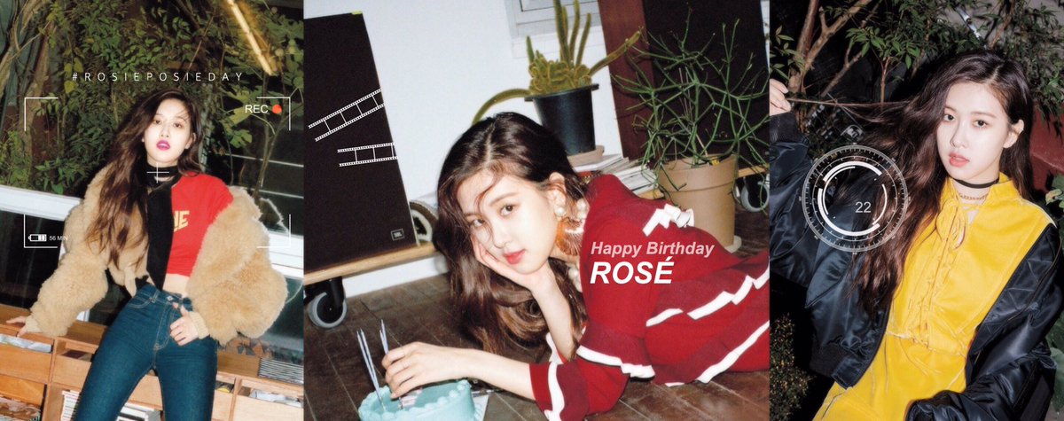 Happy Birthday Rosé, we hope you enjoy your special day and gifts. Thank you also for your love towards blinks. #RosiePosieDay