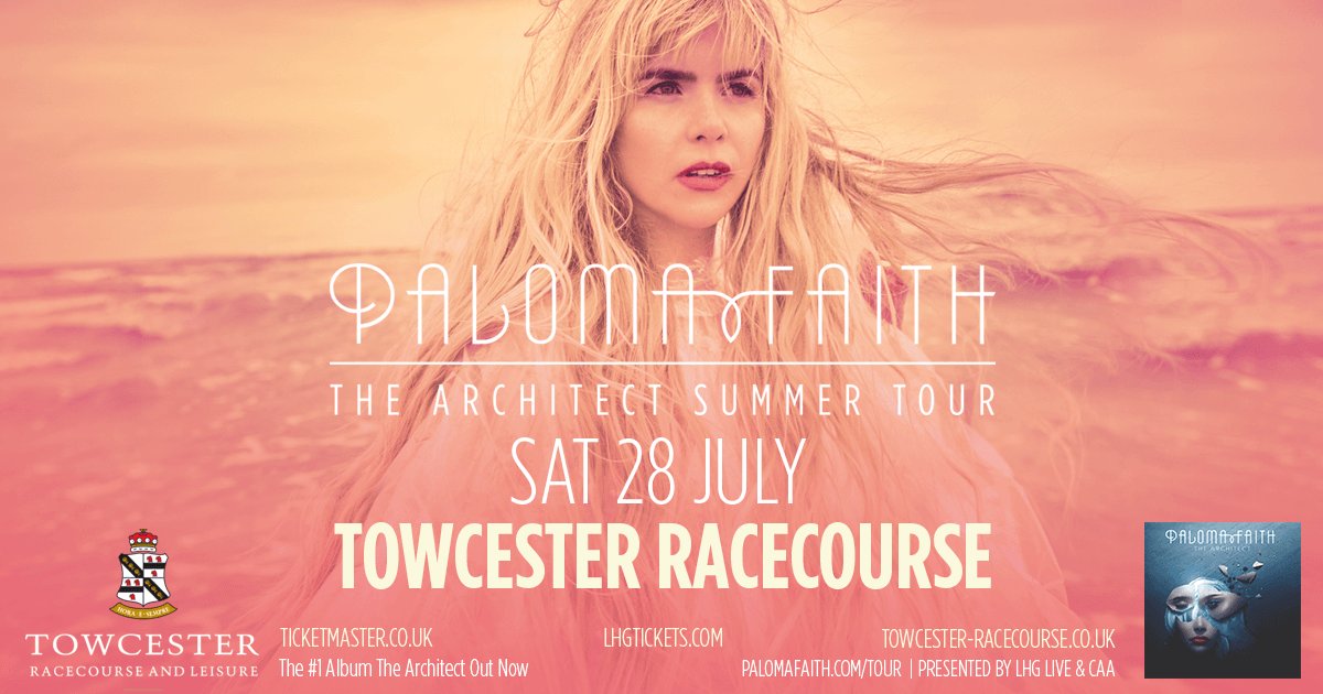 TowcesterRaces's tweet photo. #PalomaFaith is coming to #TowcesterRacecourse on Saturday 28th July!! Book your Tickets or Hospitality Packages Here and save your space at what promises to be an Amazing Show! >> https://t.co/hrWHpU3mtH https://t.co/Z1dE0tyzAd