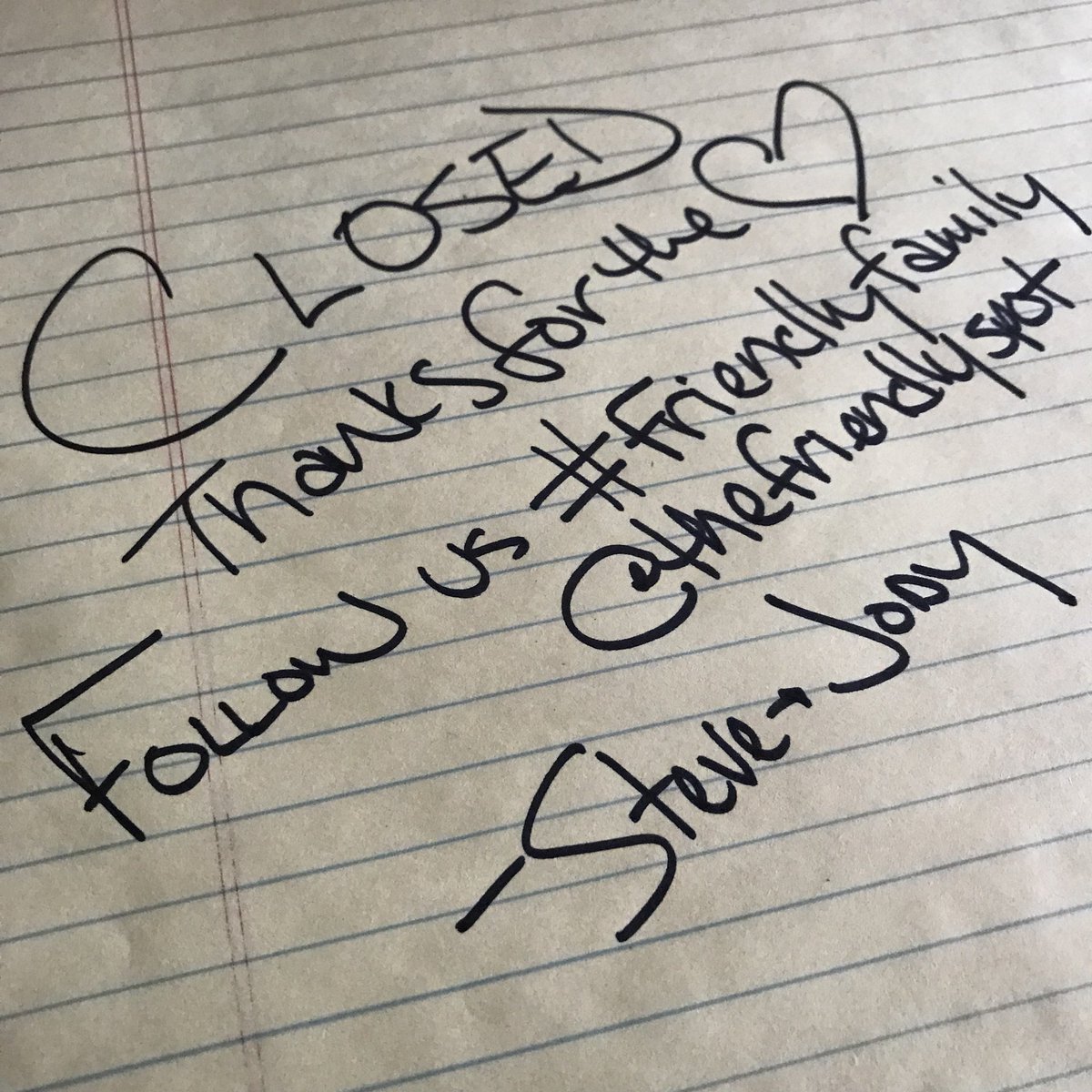 Thanks for the love. Follow us <a href="/thefriendlyspot/">The Friendly Spot</a> #friendlyfamily #southtown