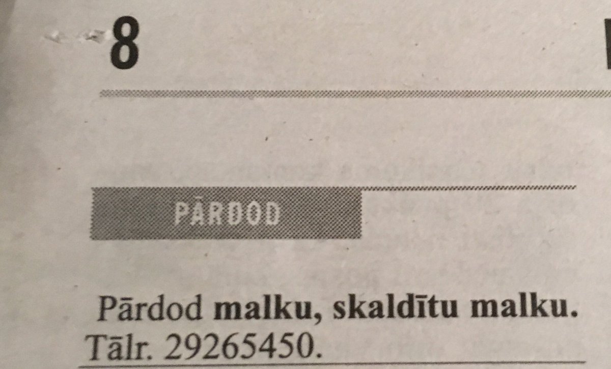 alinasildnika's tweet photo. Džeimss Bonds “Druvā” izvietojis sludinājumu. https://t.co/dkYHbJDLUh