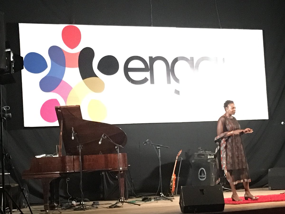 MugureGithuku's tweet photo. Dorothy Ooko educating us that #love is being present to yourself, non-judgementally! Eye-opening speech at #Engage17 this evening. 
#Twaweza with “mindfulness” https://t.co/r3O4kKLA7A