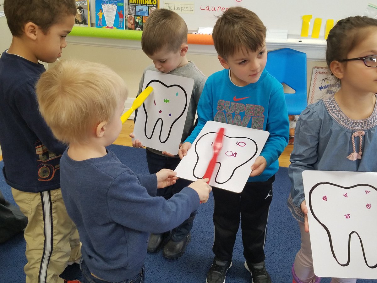 PburgPreK's tweet photo. Drs. Glinka &amp; Voss DDS Pediatric Dentistry come for a visit to Perrysburg Preschool to talk about keeping our teeth healthy!  Thanks for a great time! https://t.co/pgPMg9Yaqd