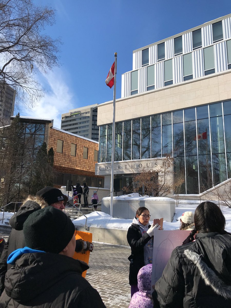 LionelTootoosis's tweet photo. Gathering in support of our relatives and our way of life in our Territory #JusiceForColten #yxe #wearepeopleofthisland https://t.co/kXxRas97BZ