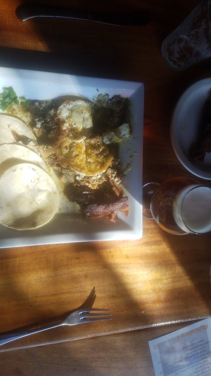 Checked out breakfast this morning <a href="/sunupbrewing/">SunUp Brewing Co.</a> and enjoyed the very tasty Green Chili Rancheros. Nice proportion at a low cost. SunUp opens an hour early Saturday and Sunday for Breakfast, highly recommend you checking them out!