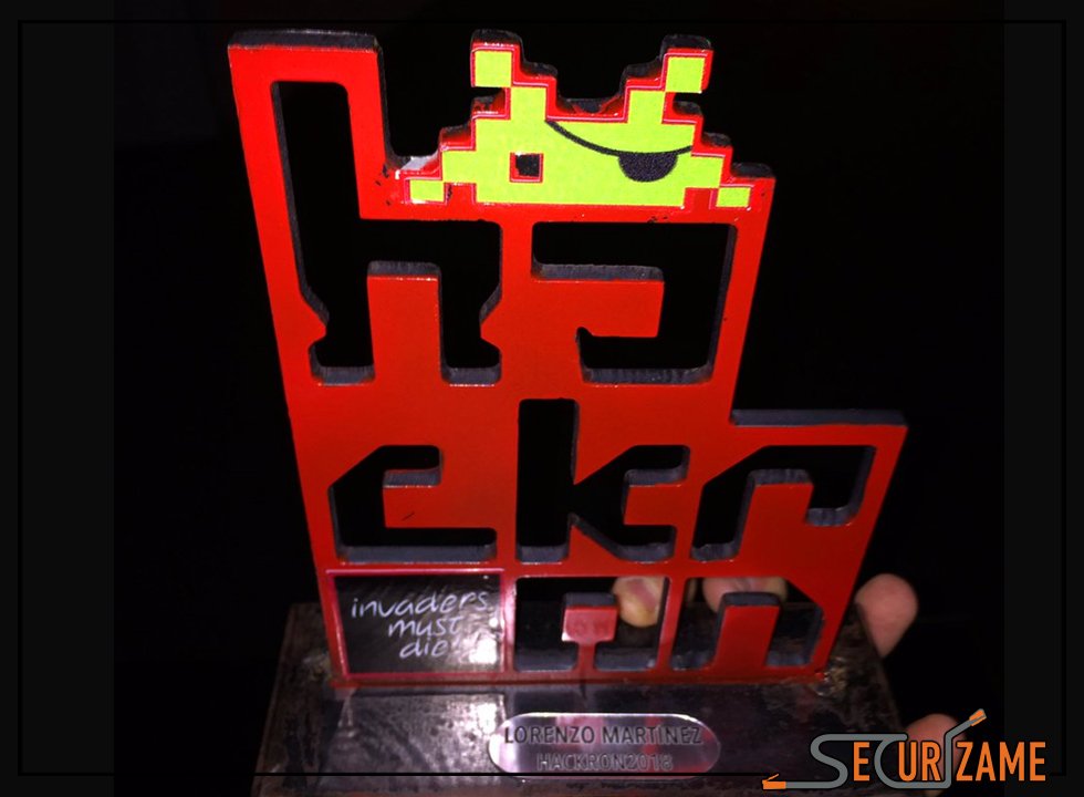 Securizame's tweet photo. ¡Muchas gracias a todos los asistentes a la charla de #Hackron2018! Y enhorabuena a @Hackr0n por estos 5 años dándonos uno de los mejores congresos de España. Siempre es un honor participar en eventos que pongan tan alto el nombre de la #ciberseguridad ¡Nos vemos el próximo año! https://t.co/SlsCS5FzMR