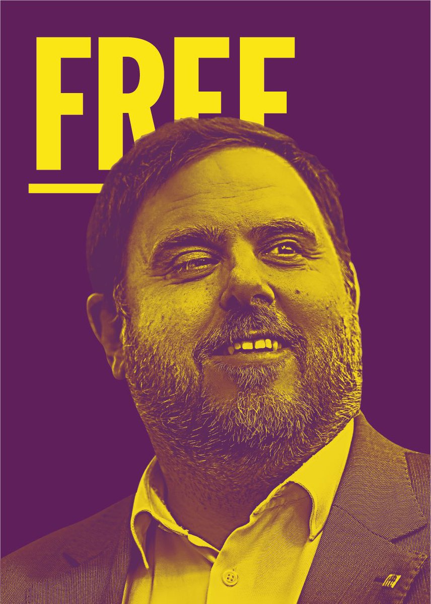 jordisolef's tweet photo. 100 days in prison @junqueras @quimforn 100 days of shame They will never be able to jail our will and our right to be a free people #FreeJunqueras #FreeCatalanPoliticalPrisoners https://t.co/EgxnENq65X