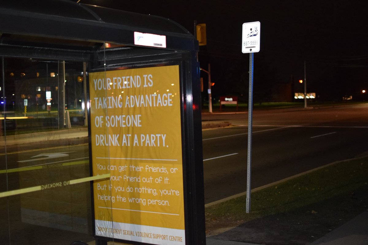 When you see something that's not OK, say something. If you do nothing, you're helping the wrong person #BrockU