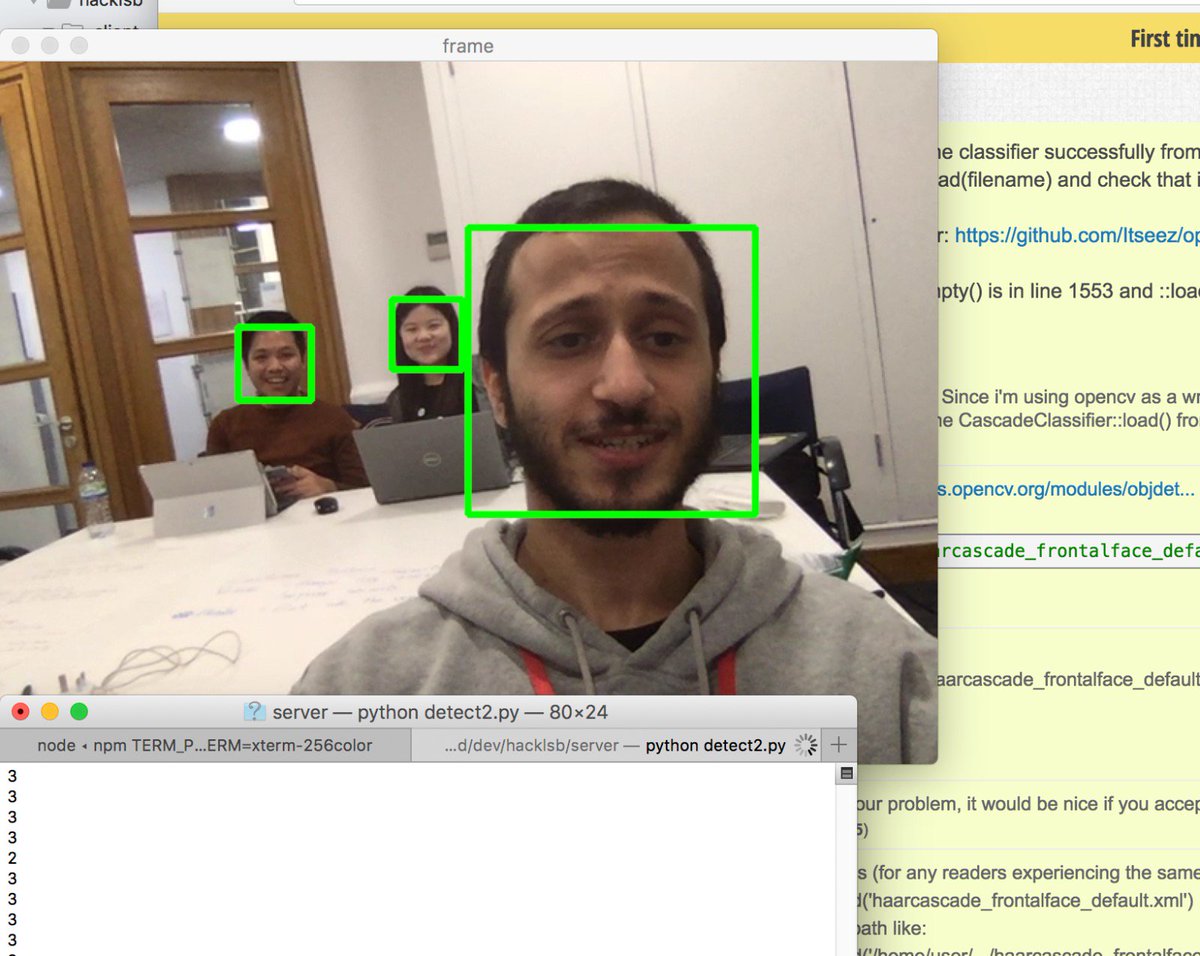 necrolyze's tweet image. Team FaceCheck is ready to go #HackLBS
