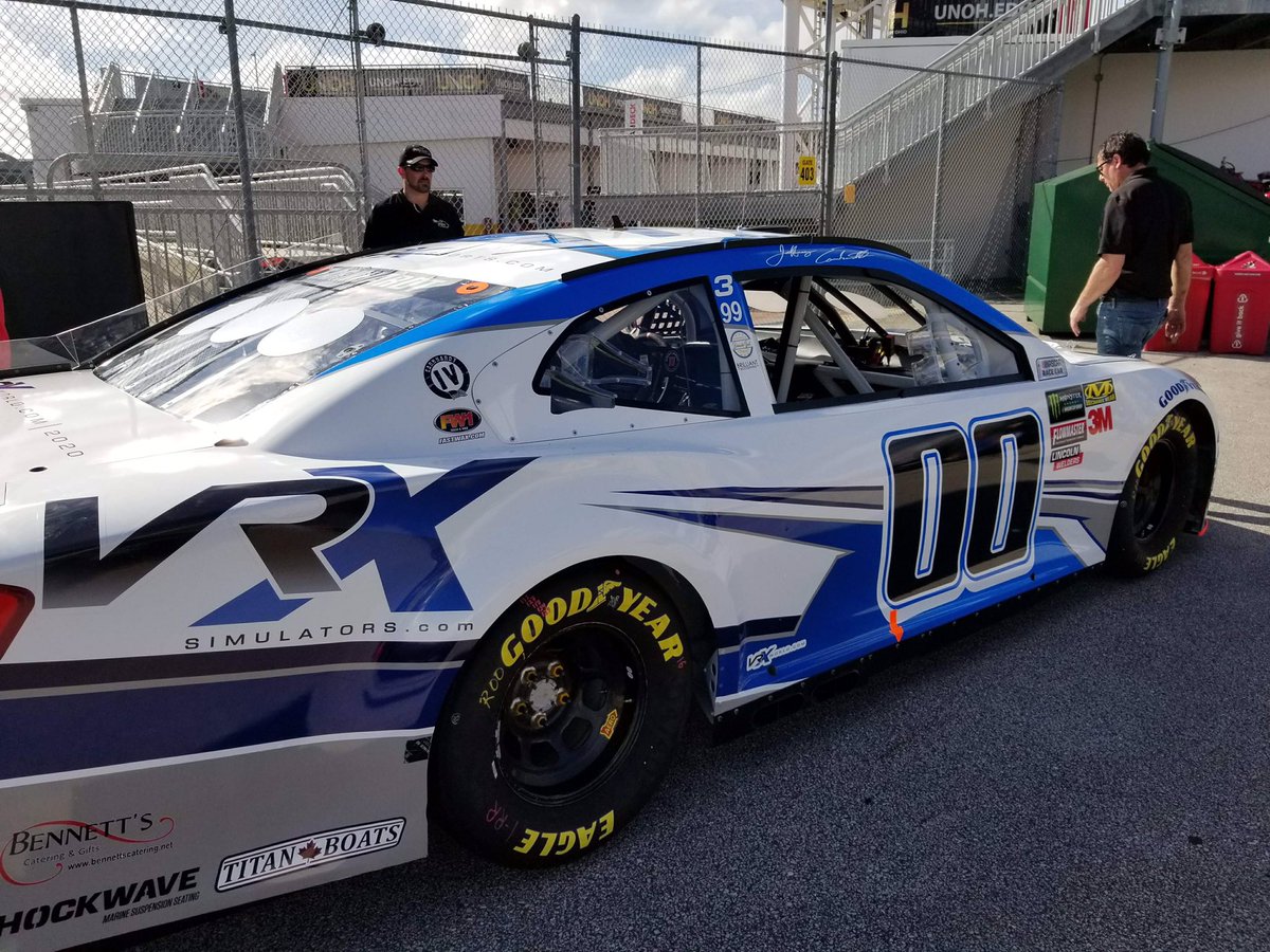 StarcomRacing's tweet photo. Overall a solid practice, P37. Don't let the times fool you, many of the cars ended up drafting, while we did single car runs. https://t.co/pc2zUKVxtz
