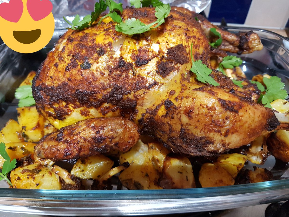 alih666able's tweet photo. Thank you @jamieoliver for the #5ingredients Roast Tikka Chicken! Yummy! https://t.co/EdXzDK4QK2
