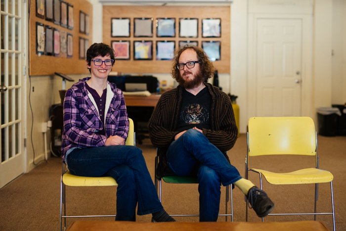 SiliconPrairie's tweet image. Our new SPN Spaces series launched today with a feature on Omaha's @calicommons. See more photos and read the full Q&amp;amp;A at bit.ly/2EzyTYQ #innovation #artists #tech