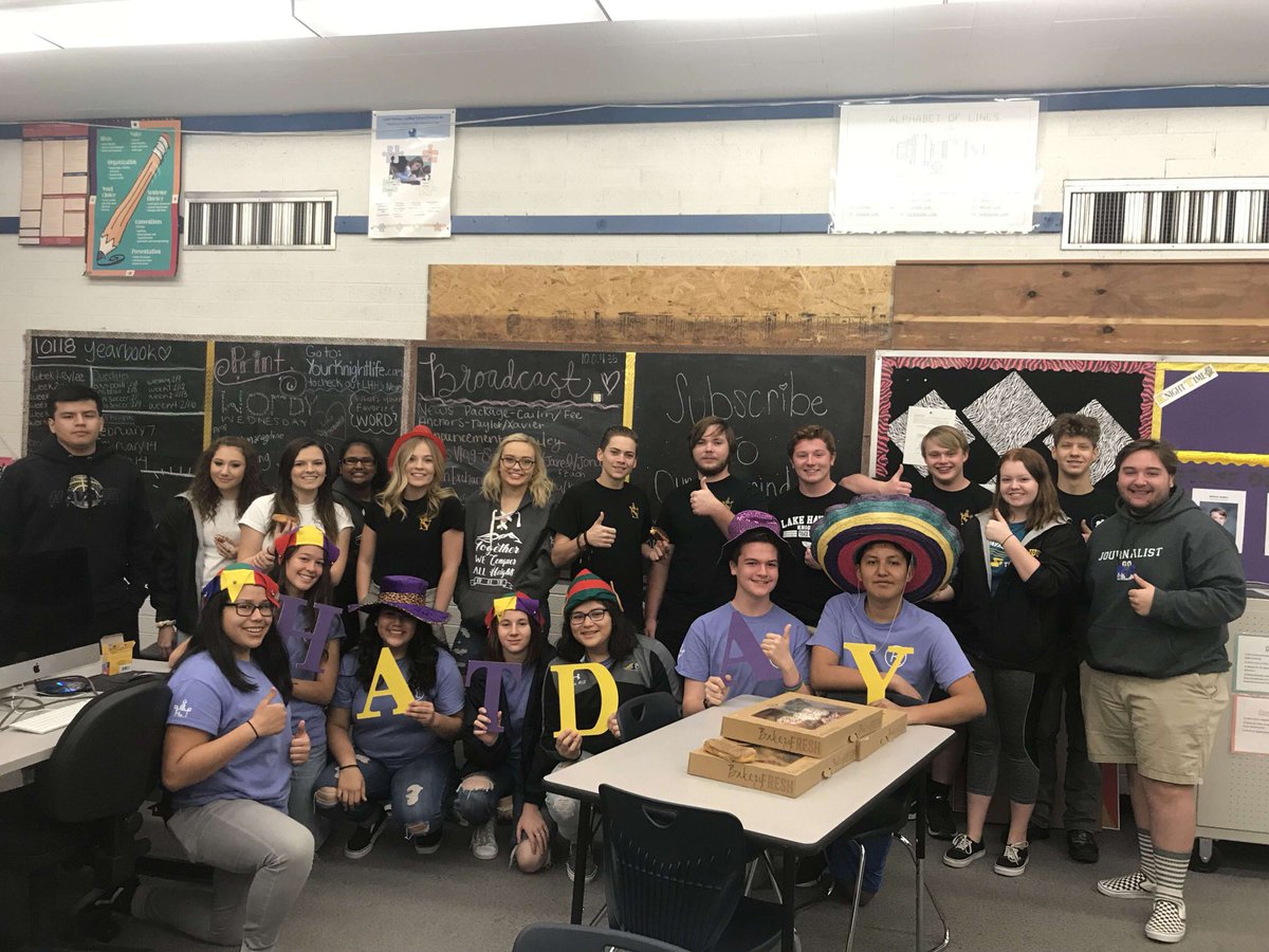 RachelCBishop's tweet photo. H.A.T. Day at Lake Havasu High School and celebrating our students! @J_Renaissance https://t.co/nRfBuzHbOL