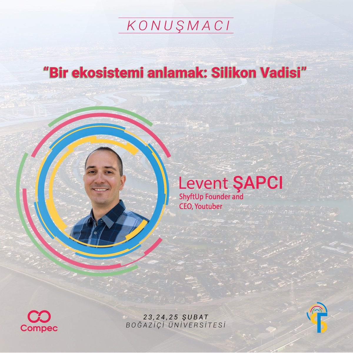 BounTechsummit's tweet image. Yeni fikirlerin ortaya çıktığı bir ekosistem, Silikon Vadisi&apos;ni ShyftUp Founder ve CEO Levent Şapçı&apos;dan dinleyelim. Hayallerinin ulaştığı noktada sorularına cevap bul! @sapci #bountechsummit #compec #teknolojizirvesi #techsummit18 #siliconvalley