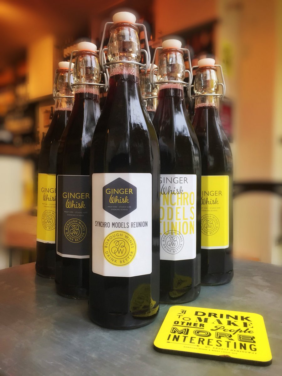 BoroughWines_TG's tweet photo. Busy day today - lots of lovely people in the bar tasting the fab Dom. Domnueuve Chardonnay and One Off Pinot Noir, while we put this little lot together for the #SynchroModels reunion @gingerwhisk… #speciallabels #refillwine #drinkbetter #Chiswick #W4 https://t.co/DIhKNDfU0e