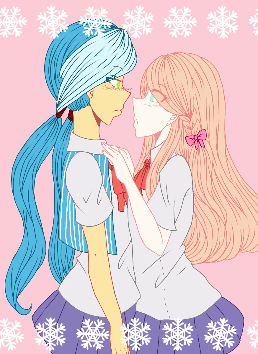 Batalla_FNAFHS's tweet photo. Batalla: 
¿Que ship Yuri es mejor? 7u7
RT: Joysagi Joy×Usagi
FAV: Camoy Cami×Joy
⚠ Las imágenes no me pertenecen, créditos a @CupcakeQueen268 ⚠
#FNAFHS https://t.co/2pT5XTtn9y