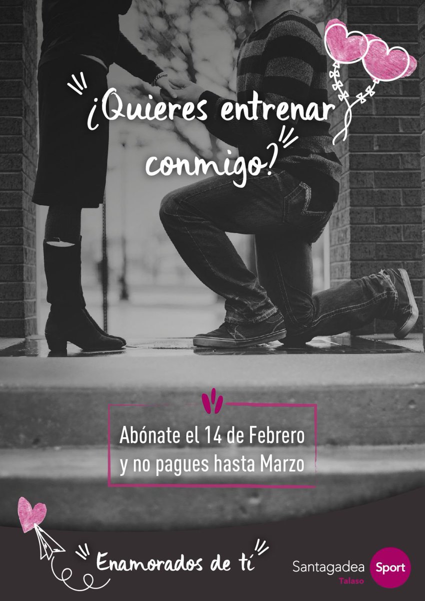#PromocionExclusiva

Solo el día 14 si te haces abonado

#MatriculaGratuita
#FebreroGratis

No te lo puedes perder!!!
Ven a entrenar 🏋️‍♀️ con nosotros