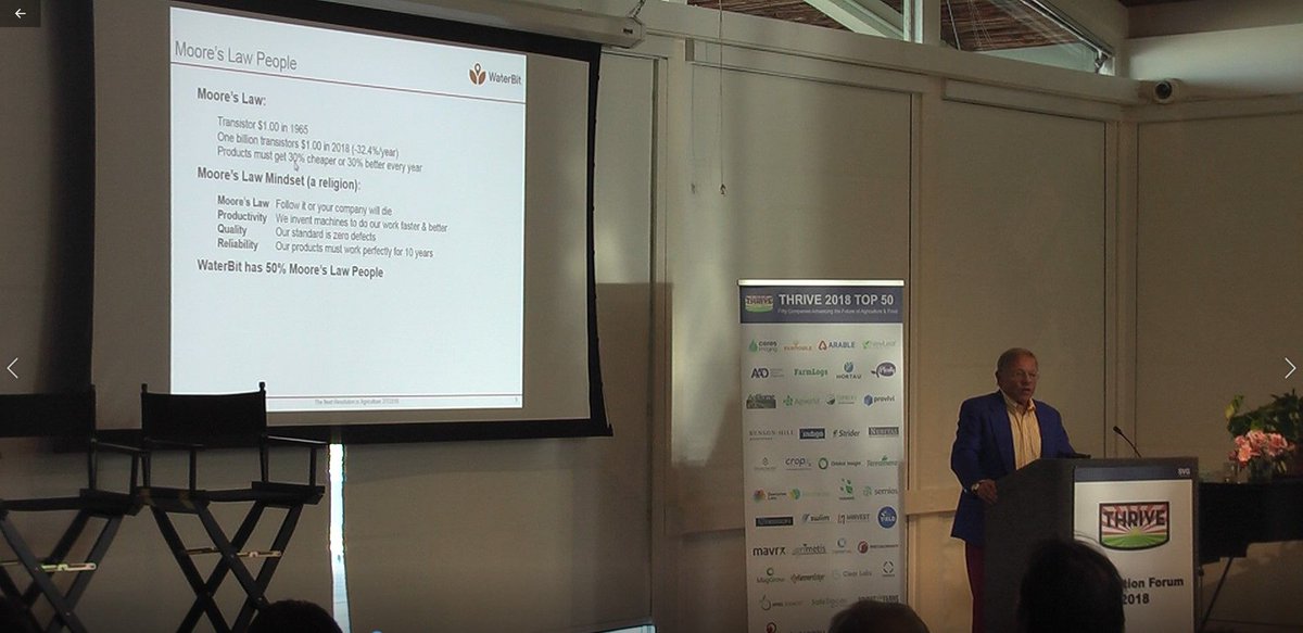 WaterBitInc's tweet photo. Last week, our chairman TJ Rodgers, talked about WaterBit and how agtech is benefiting vineyards at the THRIVE Innovation Forum in Menlo Park. #agritech #agtech #precisionag #winegrapes #IoT #thriveforum cc @THRIVEAgTech #innovation https://t.co/nZiIWp9vZg