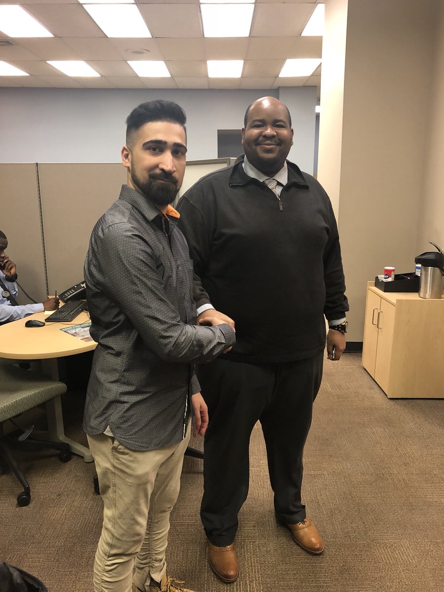 sheikhZali's tweet photo. Thanks for having us Kwami! @Hipbelike1103 @aqueelahjay #att #winlocal #oneNYNJ #hrblock https://t.co/XMakvdgM4U