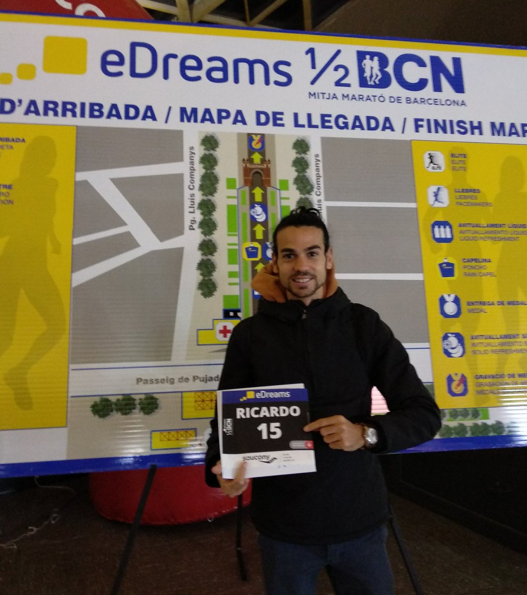 Ri_Rosado's tweet image. Just picked up my number. So excited to run tomorrow #BarcelonaHalfMarathon 🔛