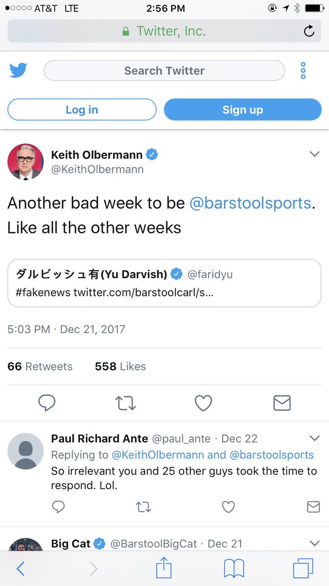 Kmarkobarstool's tweet photo. Whats up now you little bitch @KeithOlbermann https://t.co/klvEBZ0qn0