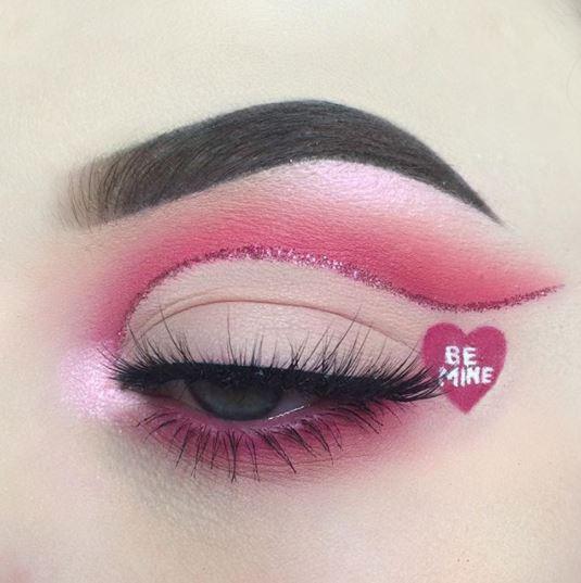 NYXCosmetics's tweet photo. BE MINE 💘 @alicekingmakeup created this gorgeous and festive #EOTD using our In Your Element Shadow Palette in 'Fire,' Vivid Brights Liner in 'Vivid Fire,' White Liquid Liner, and Face &amp; Body Glitter! Shop at your nearest #NYXProfessionalMakeup store: https://t.co/bNlerECwtX https://t.co/KGZUOsxyjg