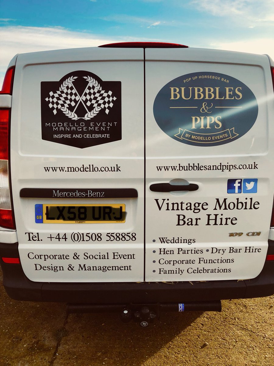 Good day getting the support truck ready for the new season - it will be at the EDP wedding show next weekend Norfolk Showground see you there