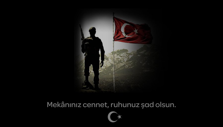 Afrin harekatında çıkan çatışmalarda Şehit düşen kahraman Mehmetçiklerimize Allah’tan rahmet diliyorum. Mekânları cennet, ruhları şad olsun. Cenabı Hak kederli ailelerine sabır versin. Gazilerimize acil şifalar diliyorum. Rabbim milletimizin yâr ve yardımcısı olsun.