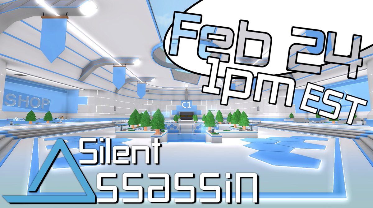 Typicaltype On Twitter Silent Assassin A New Roblox Stealth And Objective Focused Game Will Be Releasing February 24 At 1pm Est Https T Co A0laxjaggj Https T Co Scvbgpsxx3 - roblox how to create an assassin game