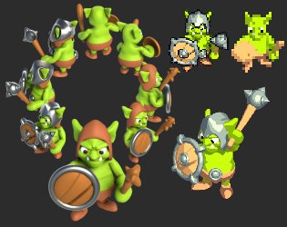 frederico4d's tweet image. My Goblin in isometric 
gamedevmarket.net/asset/goblin-c…
#gamedevmarket #GameAssetsCreation