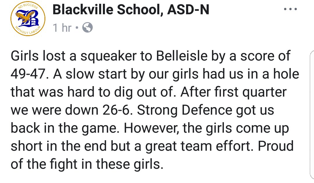 Blackville Athletics (@bvillebluengold) on Twitter photo 
