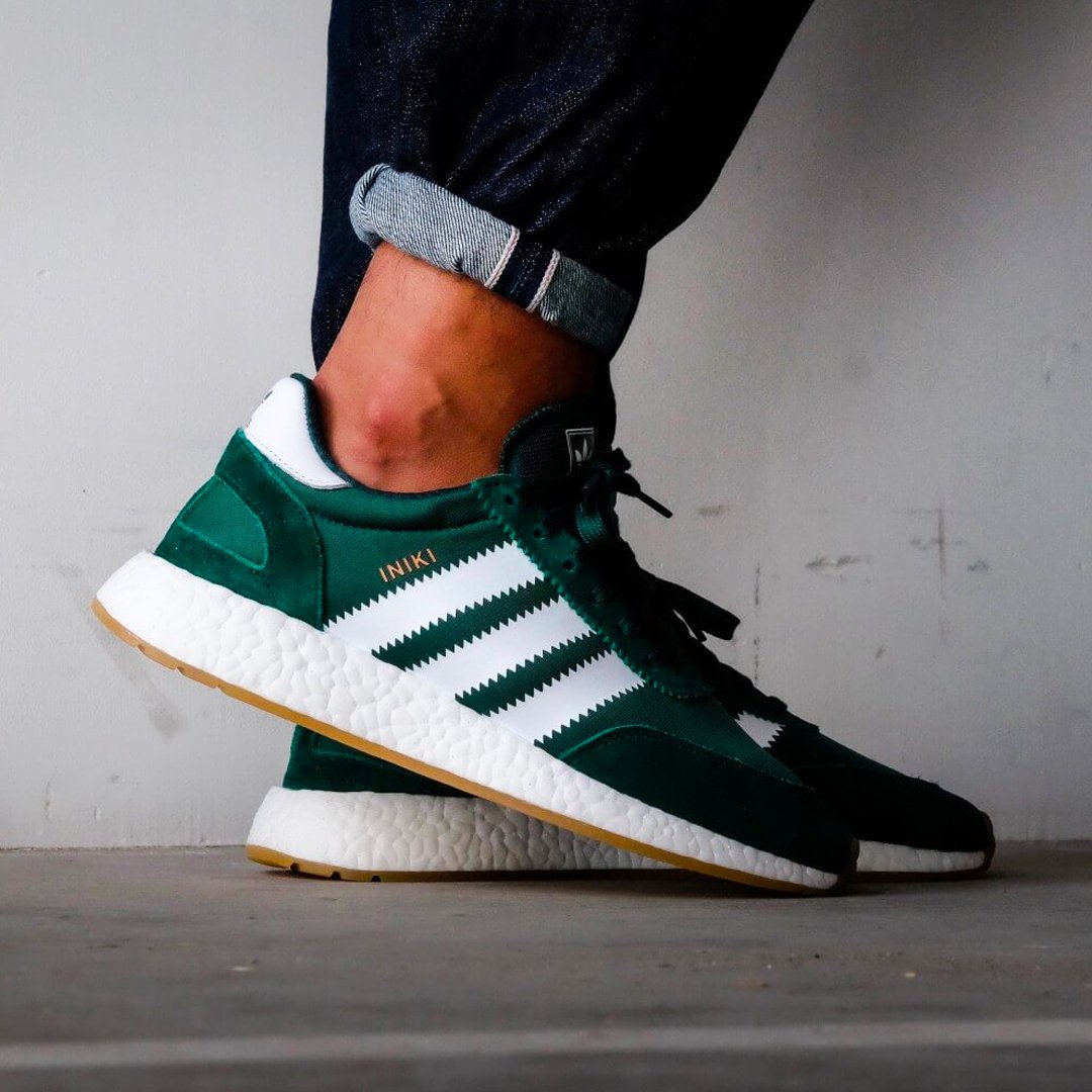 adidas iniki runner forest green